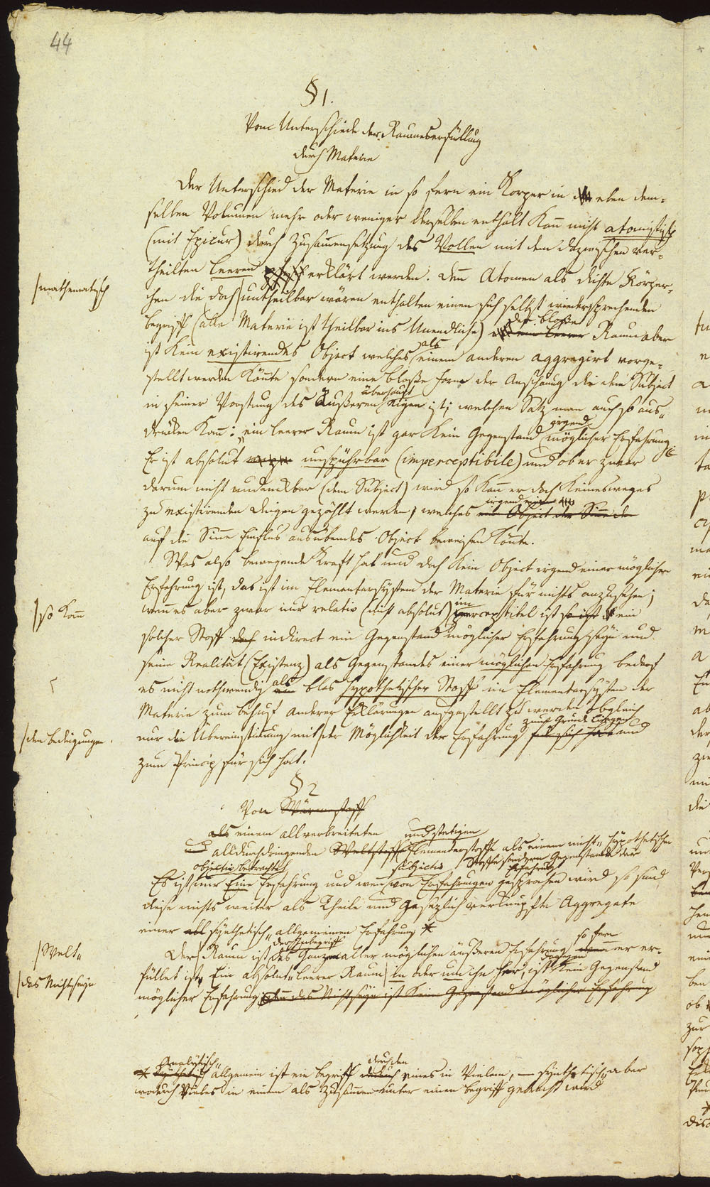 Convolut II, Seite 44