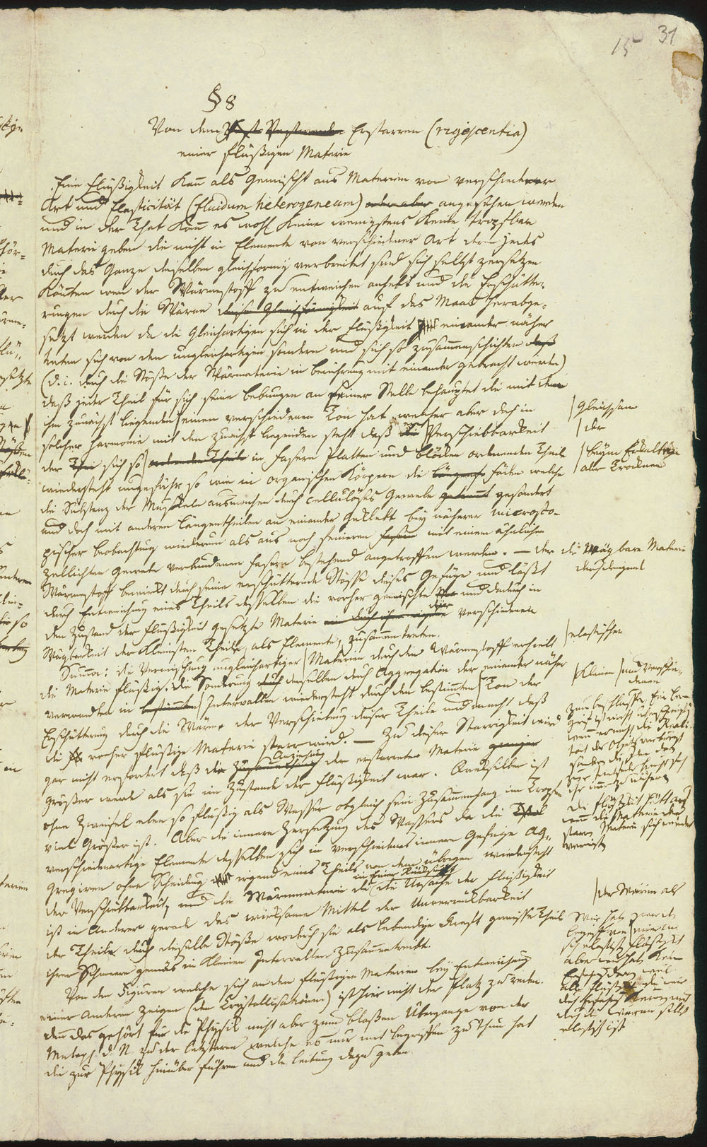 Convolut III, Seite 31