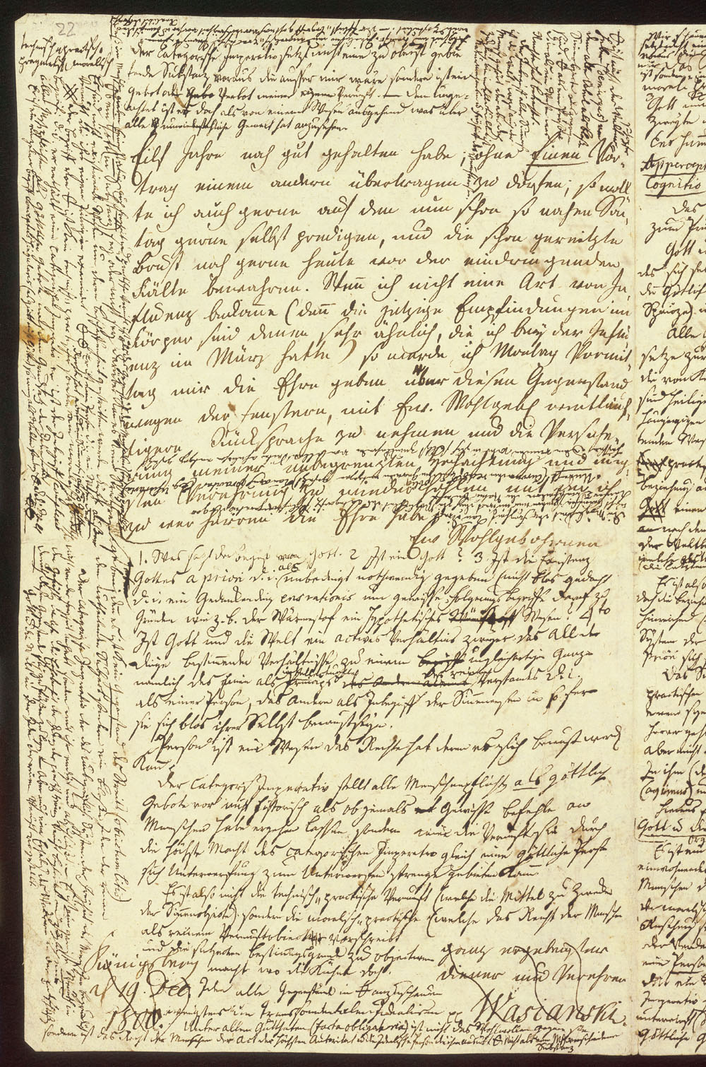 Convolut VII, Seite 22