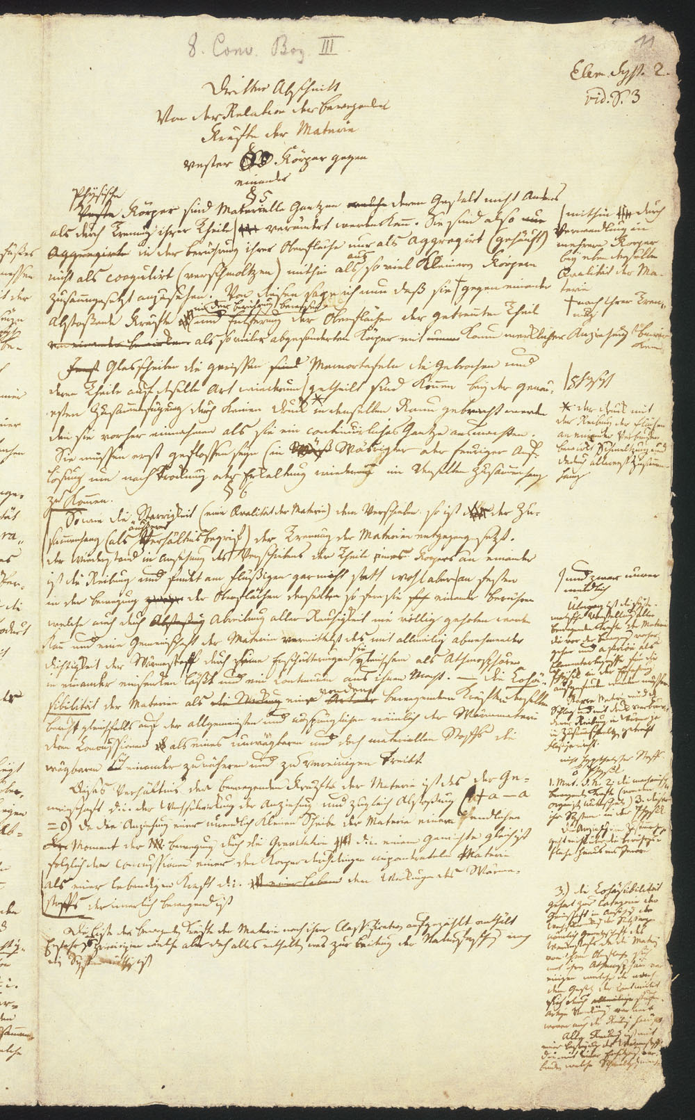 Convolut VIII, Seite 11